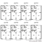 賃貸アパート ハミングバード和気 間取り図（全戸）