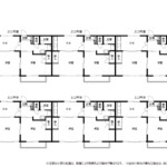 賃貸アパート マルマルハウス 間取り図（全戸）