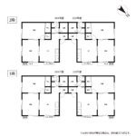 賃貸アパート 宮田コーポ 間取り図（全戸）