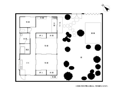 賃貸戸建 有吉邸 間取り図